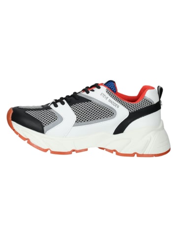 Steve Madden Sneakers in Orange/ Weiß/ Schwarz