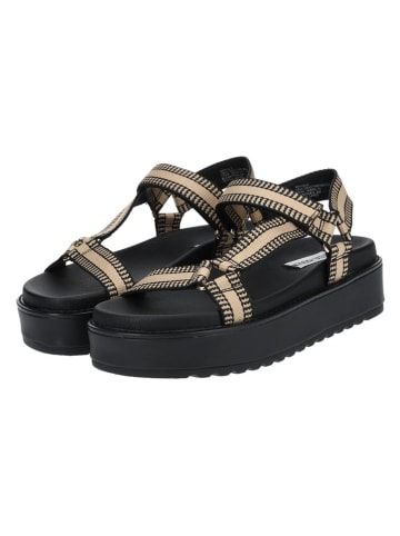 Steve Madden Sandały w kolorze czarno-kremowym