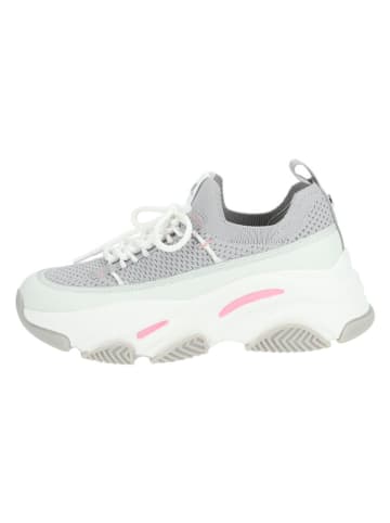 Steve Madden Sneakers in Grau/ Weiß