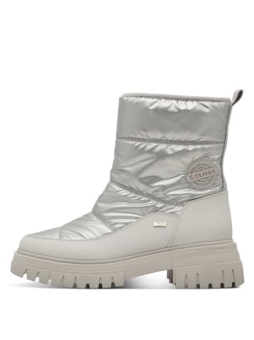 s.Oliver Winterboots in Silber