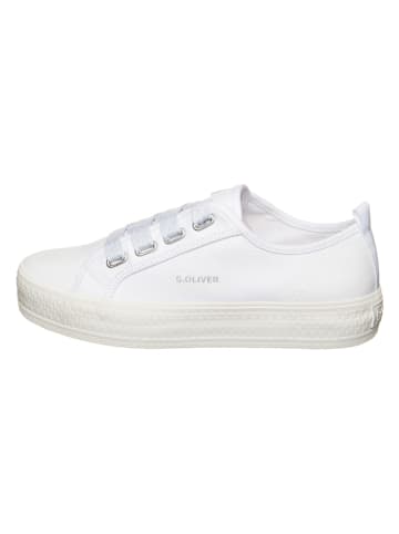 s.Oliver Sneakers wit