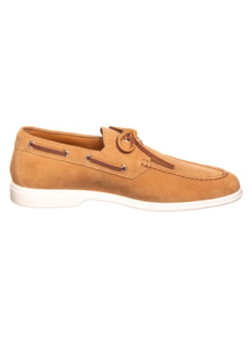 MELVIN & HAMILTON Leder-Slippers in Hellbraun