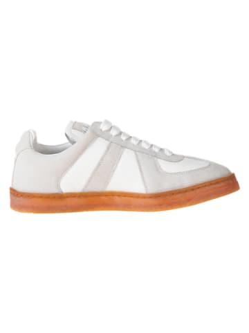 MELVIN & HAMILTON Leren sneakers wit/grijs