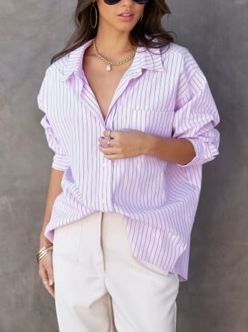 Milan Kiss Bluse in Pink/ Grün