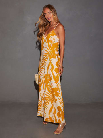 Milan Kiss Jumpsuit geel/crème