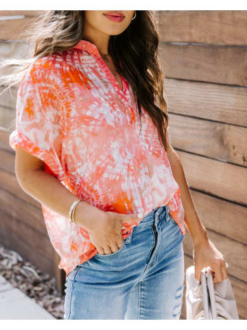 Milan Kiss Bluse in Orange