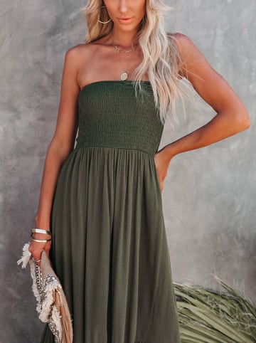 Milan Kiss Kleid in Khaki