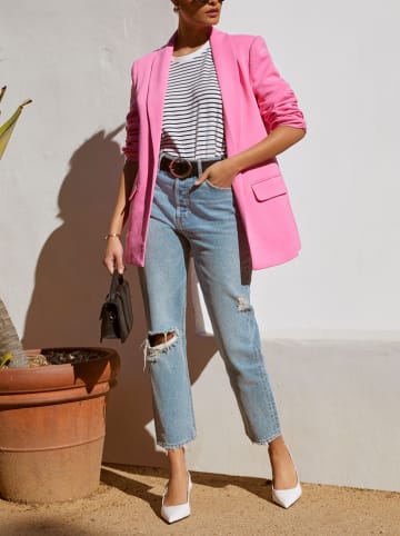 Milan Kiss Shirt in Weiß/ Schwarz