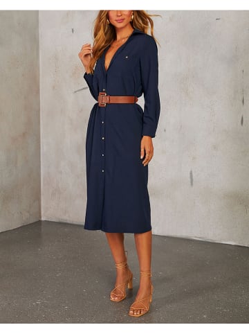 Milan Kiss Kleid in Dunkelblau
