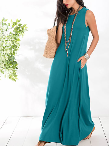 Milan Kiss Jurk petrol