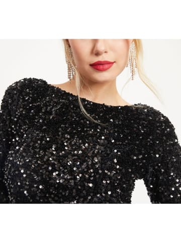 Milan Kiss Paillettenjurk zwart