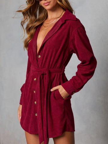 Milan Kiss Jurk bordeaux