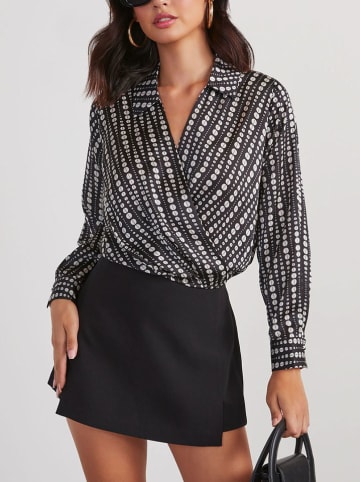 Milan Kiss Bluzka w kolorze czarno-białym