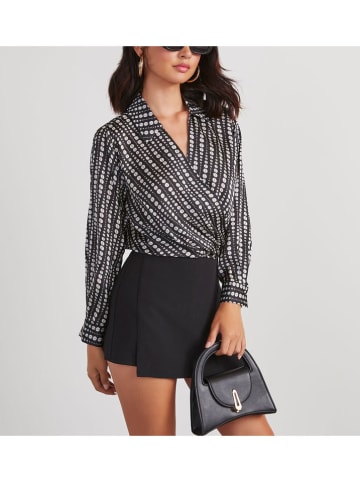 Milan Kiss Blouse zwart/wit