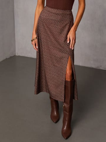 Milan Kiss Spódnica w kolorze brązowym