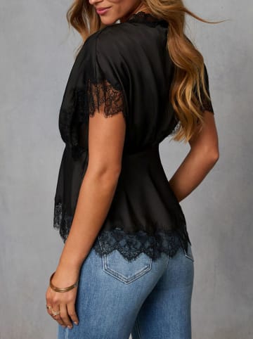 Milan Kiss Bluse in Schwarz