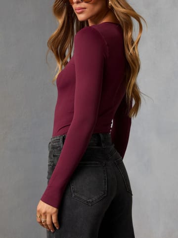 Milan Kiss Longsleeve in Bordeaux