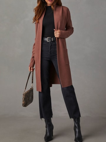 Milan Kiss Cardigan in Braun