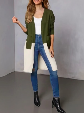 Milan Kiss Vest kaki/crème