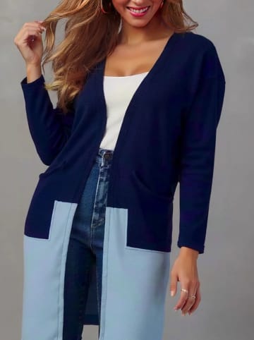 Milan Kiss Vest donkerblauw/lichtblauw