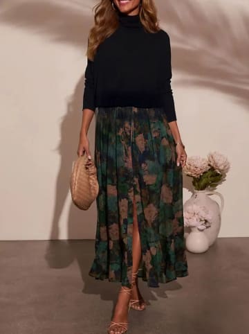 Milan Kiss Spódnica w kolorze zielono-granatowym