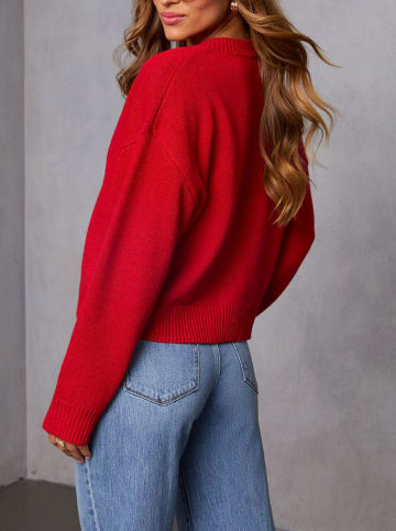 Milan Kiss Cardigan in Rot