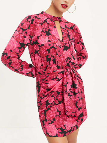 Milan Kiss Kleid in Pink/ Schwarz