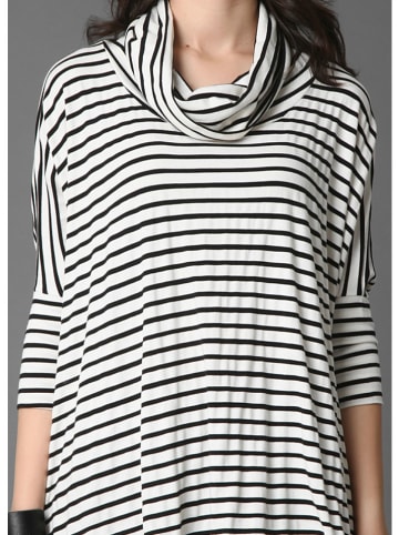 Milan Kiss Longsleeve wit/zwart