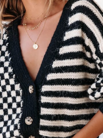 Milan Kiss Vest zwart/crème