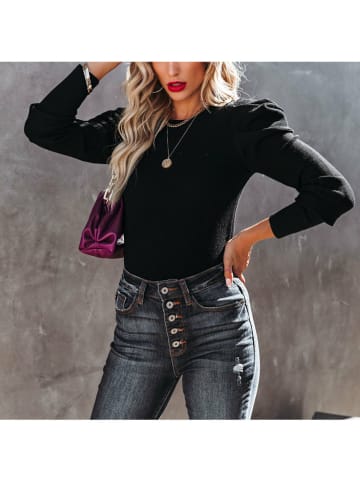 Milan Kiss Longsleeve in Schwarz