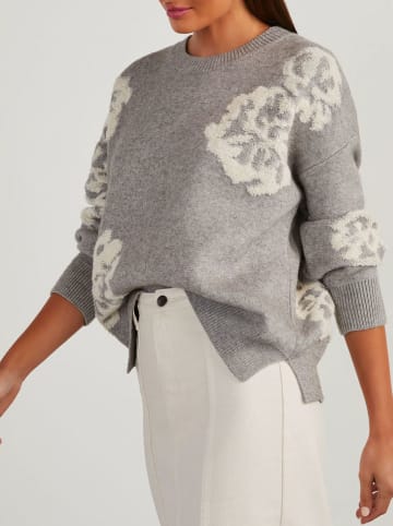 Milan Kiss Sweter w kolorze szarym
