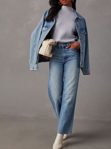 Milan Kiss Pullover in Hellgrau