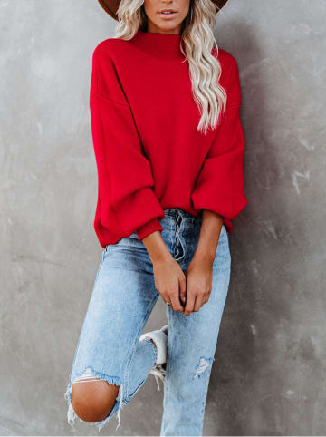 Milan Kiss Pullover in Rot