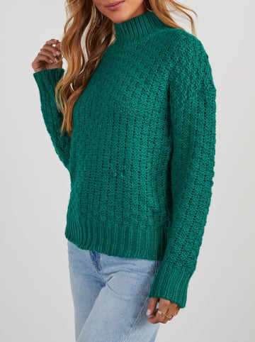 Milan Kiss Sweter w kolorze zielonym