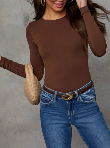 Milan Kiss Longsleeve bruin