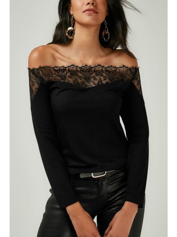 Milan Kiss Bluse in Schwarz