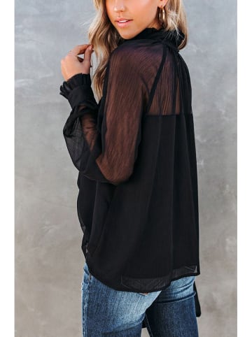 Milan Kiss Bluse in Schwarz