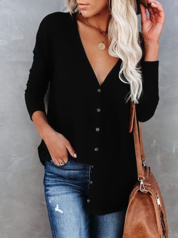 Milan Kiss Cardigan in Schwarz