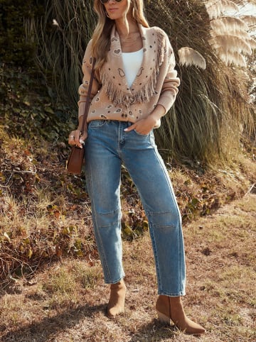 Milan Kiss Cardigan in Hellbraun