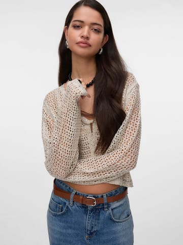 Vero Moda Kardigan w kolorze kremowym