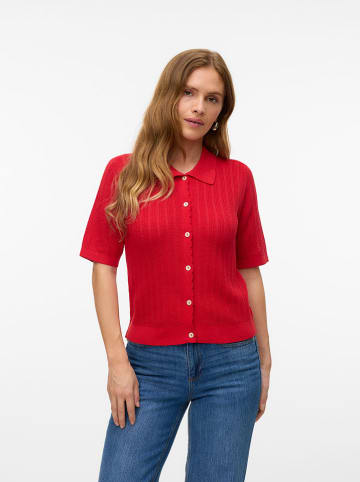 Vero Moda Kardigan w kolorze czerwonym