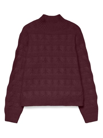 Vero Moda Sweter w kolorze ciemnofioletowym