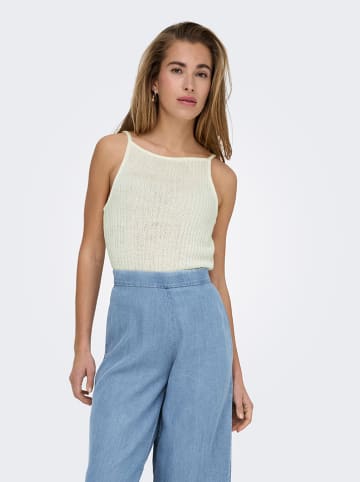 ONLY Stricktop in Creme