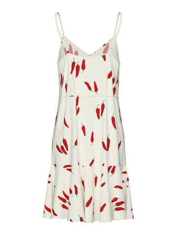 Pieces Sukienka "Nya" w kolorze kremowym