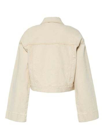 Pieces Jeansjacke "Vala" in Beige