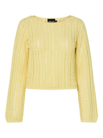 Pieces Pullover "Siri" in Gelb