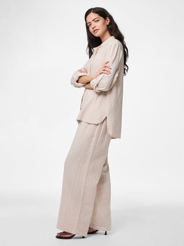 Pieces Bluse "Sastina" in Beige