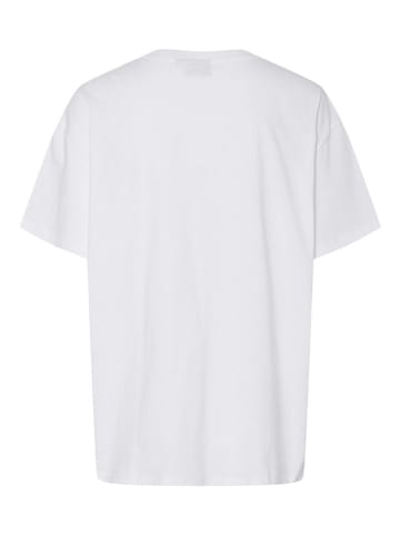 Pieces Koszulka "Thea" w kolorze białym