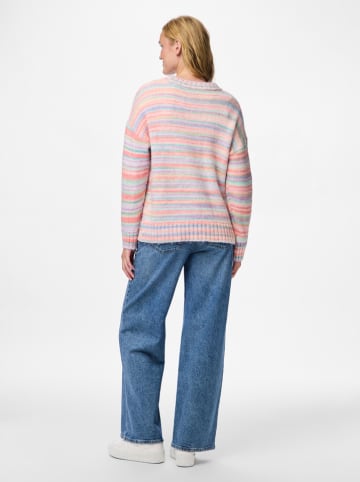 Pieces Cardigan in Rosa/ Bunt