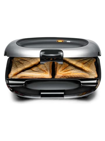 Rommelsbacher Sandwichmaker ''ST 1000'' in Schwarz/ Silber